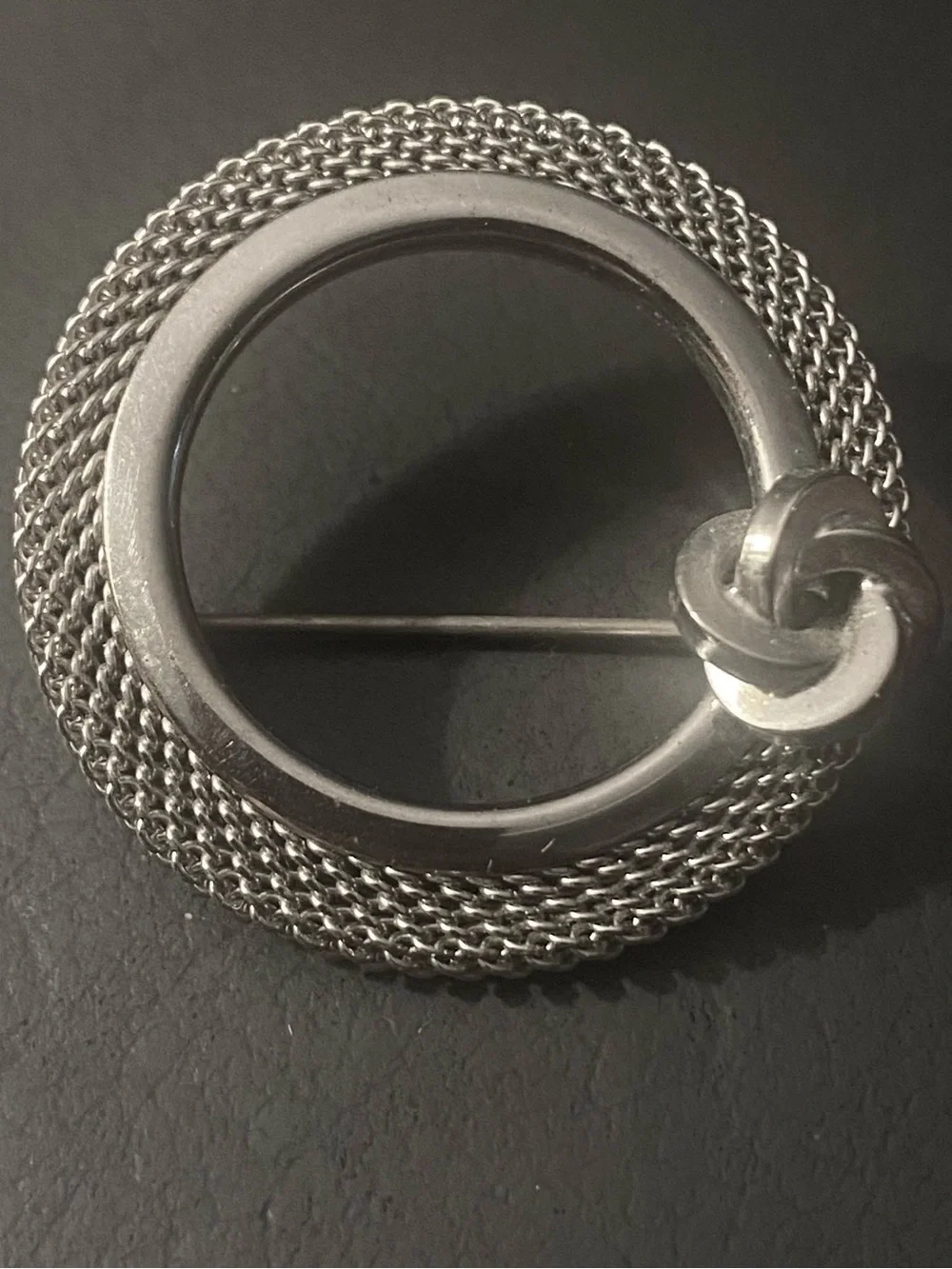 2 Vintage Brooch Sarah Coventry Antique Rose wreath & Modernist Mesh Wreath